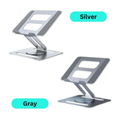 Xundo Xundd A6 A6 Steel Desk Stand Rotatable Laptop Stand with Adjustable Height Compatible with Universal Laptops  (Silver)